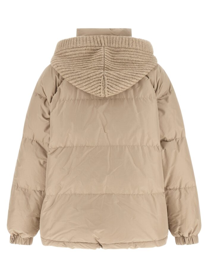 Brunello Cucinelli Beige Taffeta Down Jacket