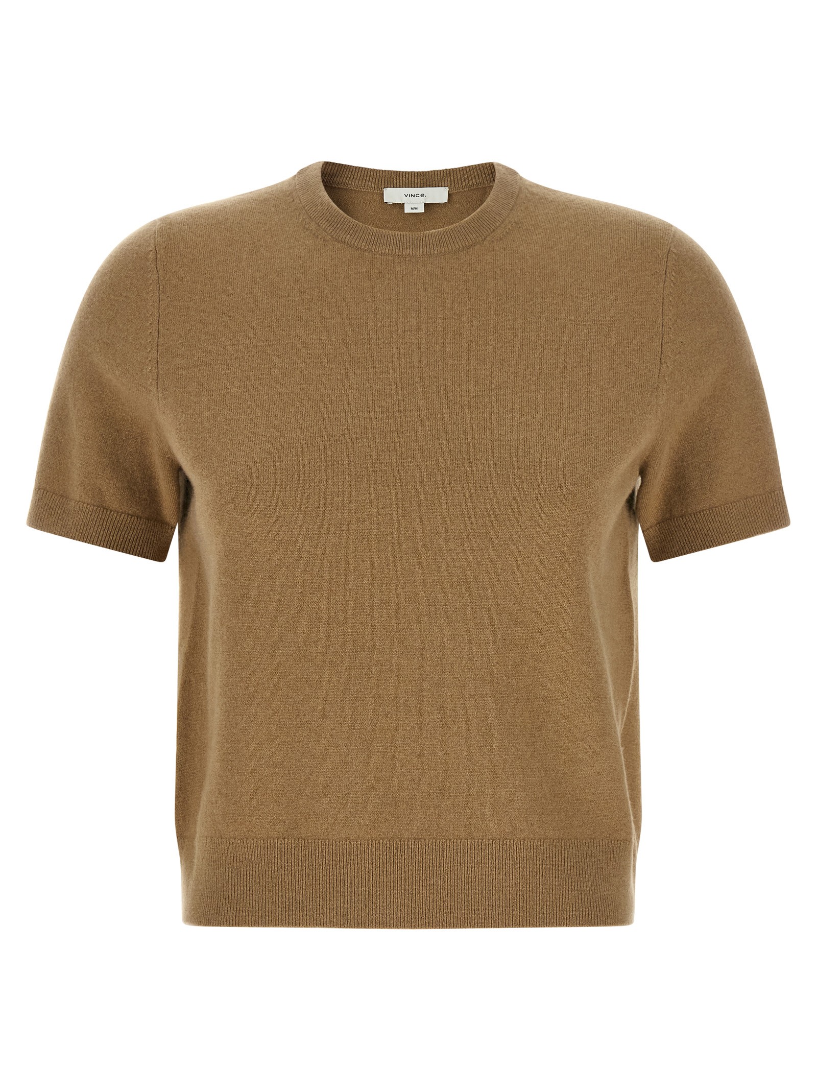 VINCE Beige Wool And Cashmere Sweater