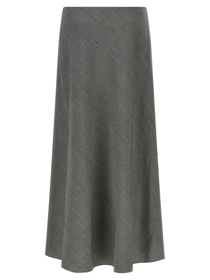 Alberta Ferretti Bell Chevron Skirt