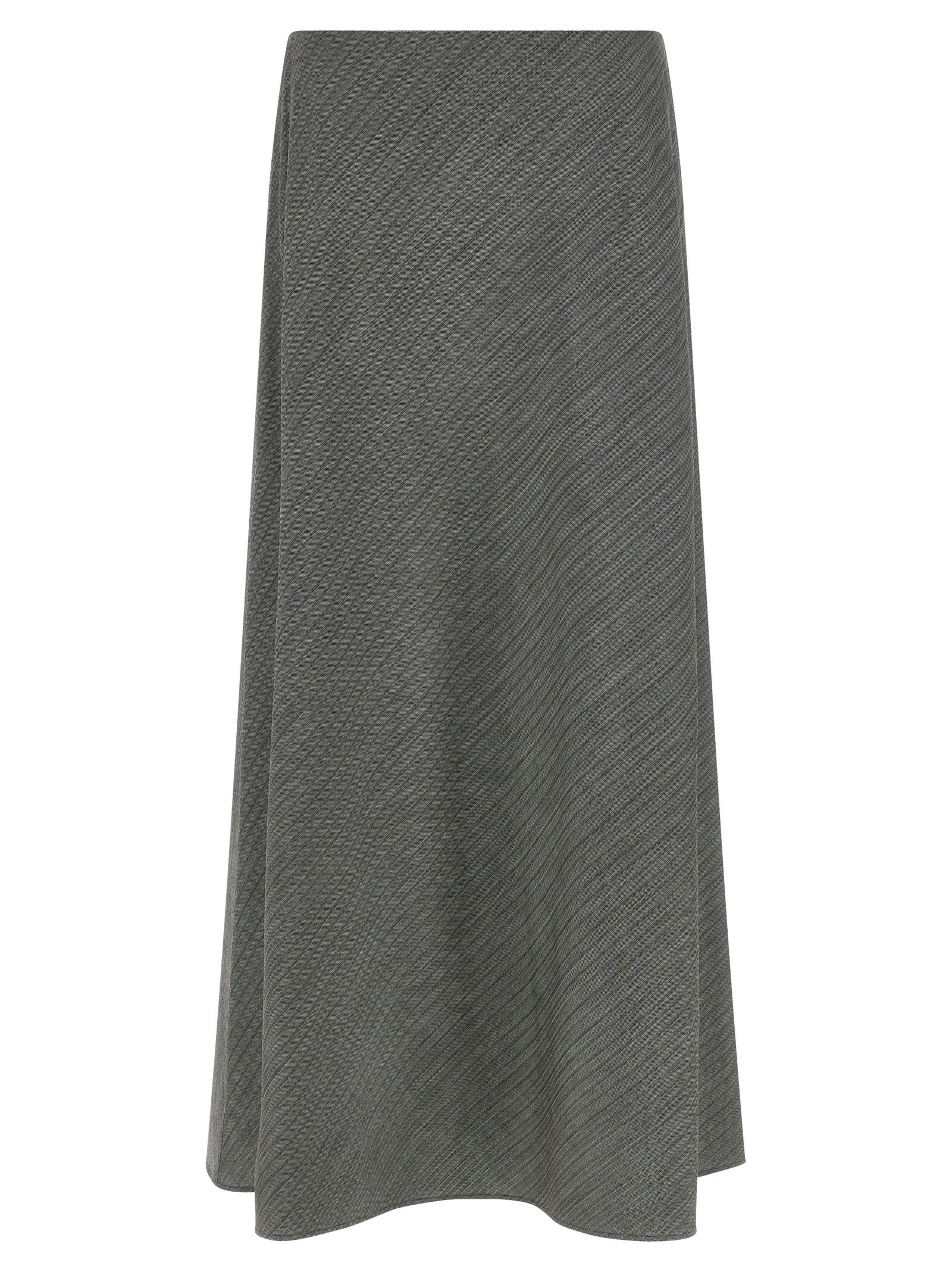 Alberta Ferretti Bell Chevron Skirt