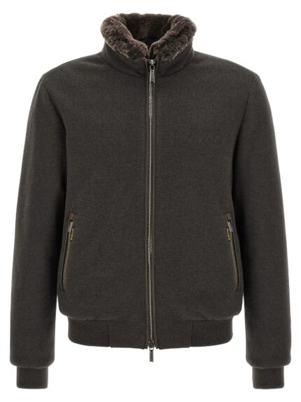 Moorer 'Bellati-MRW' Bomber Jacket - 'Acqua' Line