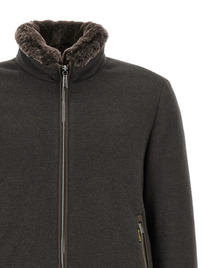 Moorer 'Bellati-MRW' Bomber Jacket - 'Acqua' Line