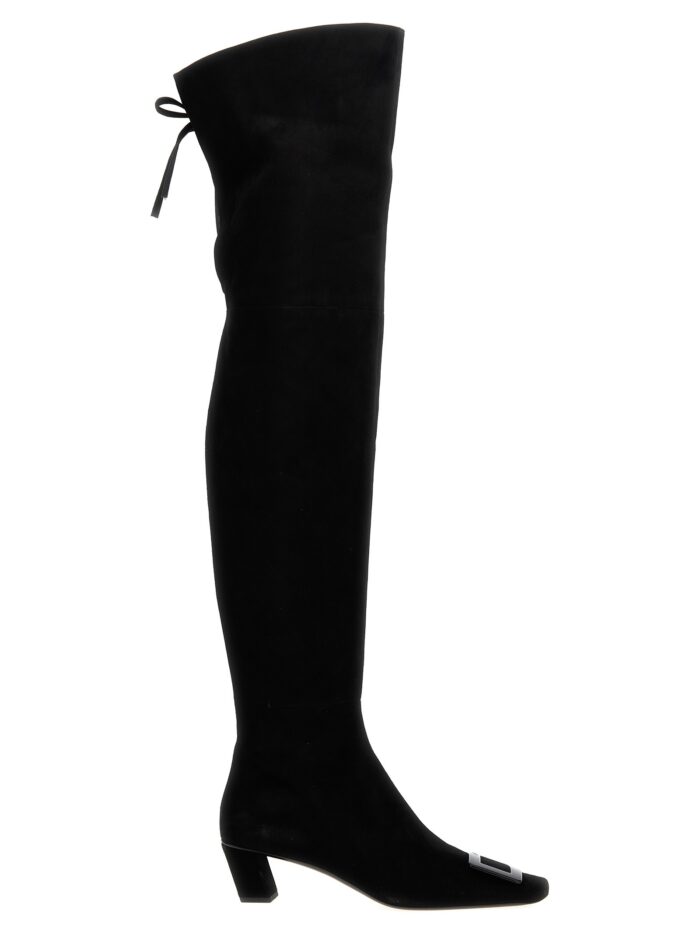 roger vivier 'belle vivier' cuissard boots ROGER VIVIER 'Belle Vivier' Cuissard Boots