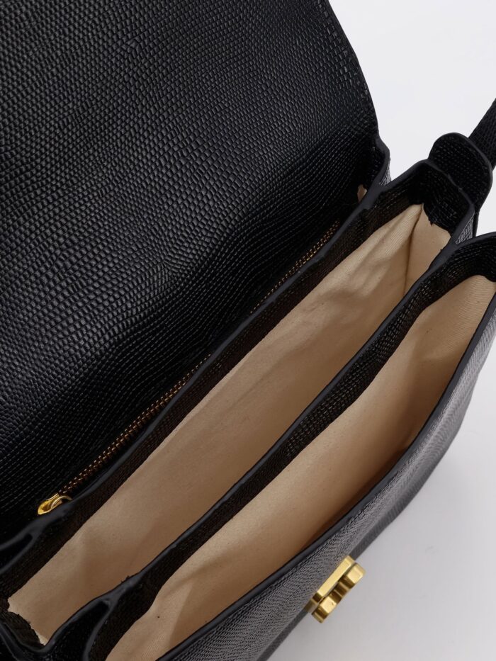 SOEUR Bellissima Maxi Leather Crossbody Bag