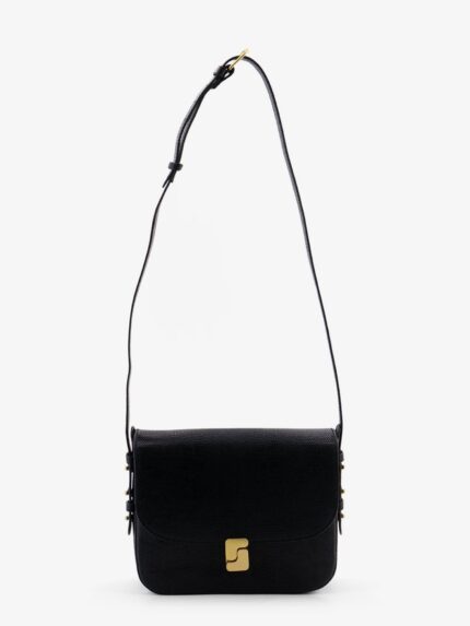 SOEUR Bellissima Maxi Leather Crossbody Bag