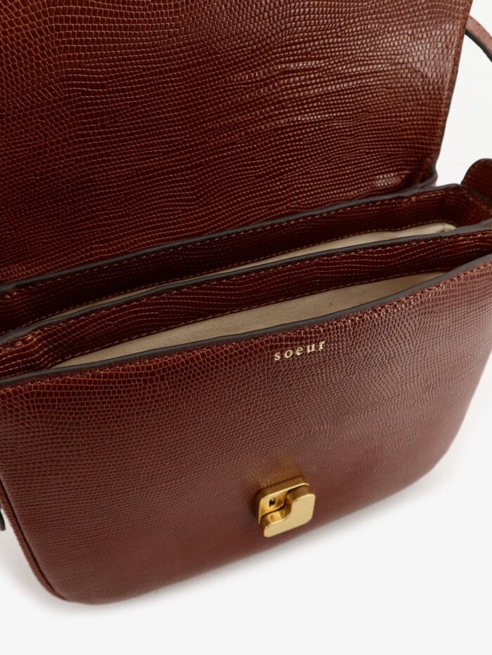 SOEUR Bellissima Maxi Leather Shoulder Bag