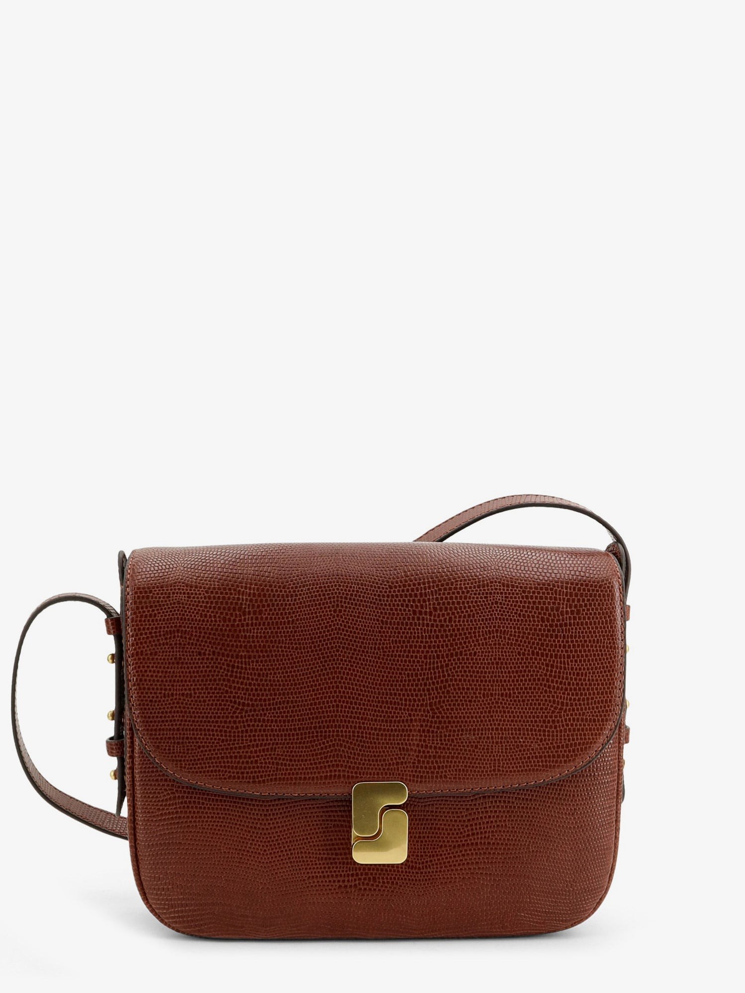 SOEUR Bellissima Maxi Leather Shoulder Bag