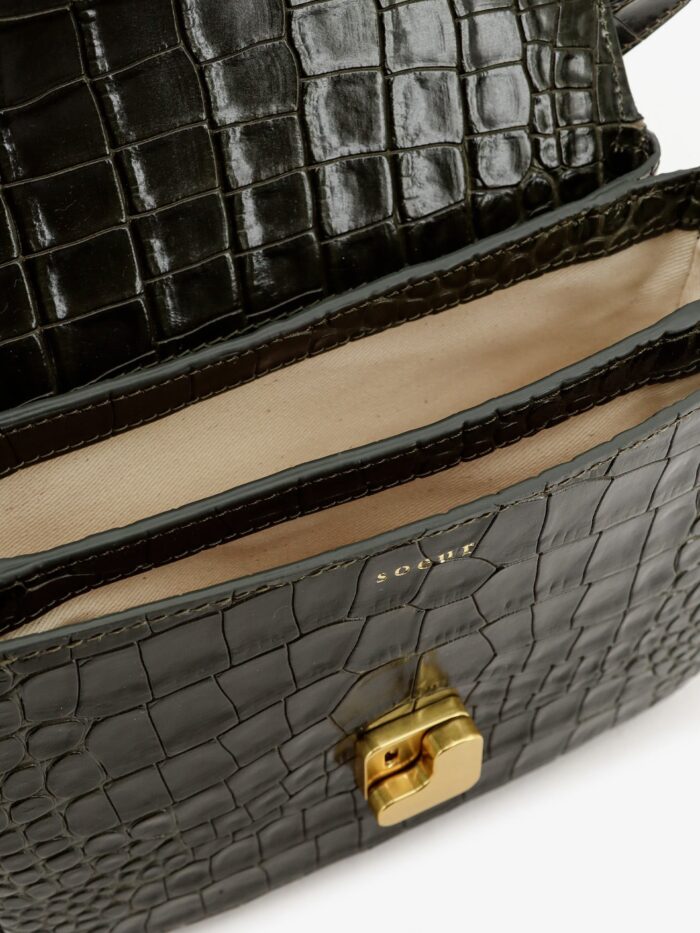 SOEUR Bellissima Mini Leather Crossbody Bag