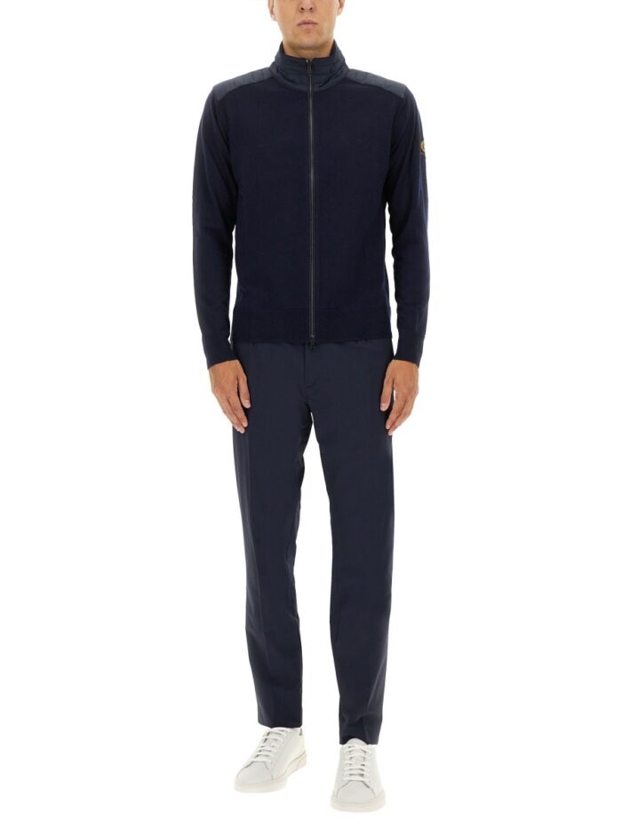 BELSTAFF "KELBY" CARDIGAN WITH ZIPPER
