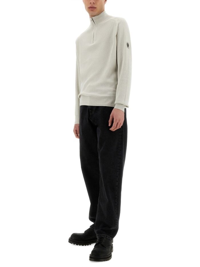 BELSTAFF SHIRT WITH ZIP.