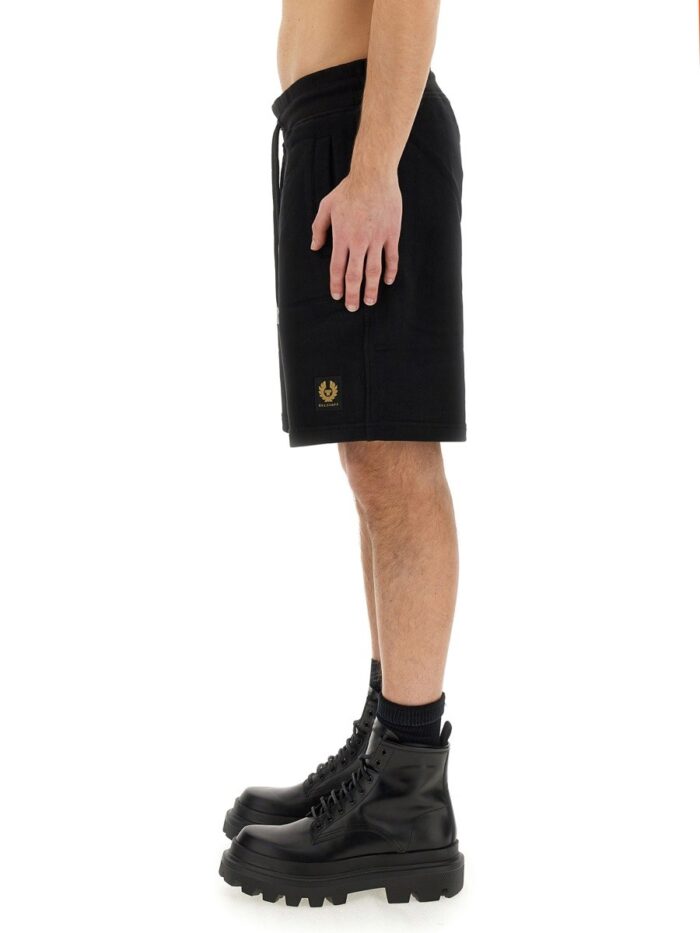 BELSTAFF SHORT CON PATCH LOGO