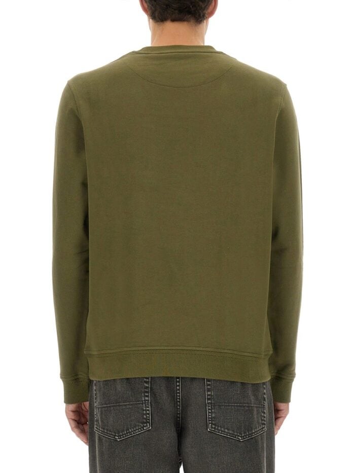 BELSTAFF SWEATSHIRT WITH LOGO PATCH