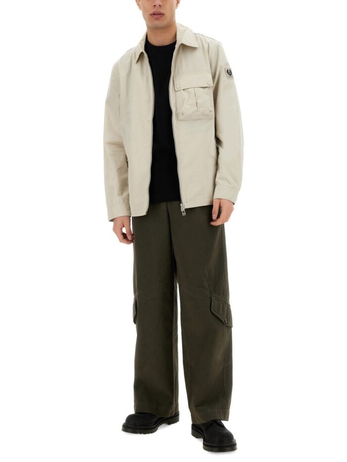 BELSTAFF ZIPPERED SHIRT JACKET