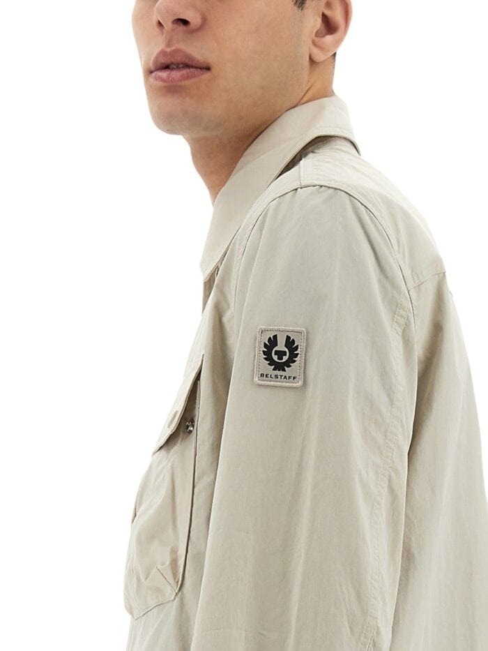 BELSTAFF ZIPPERED SHIRT JACKET
