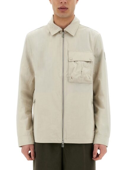 BELSTAFF ZIPPERED SHIRT JACKET