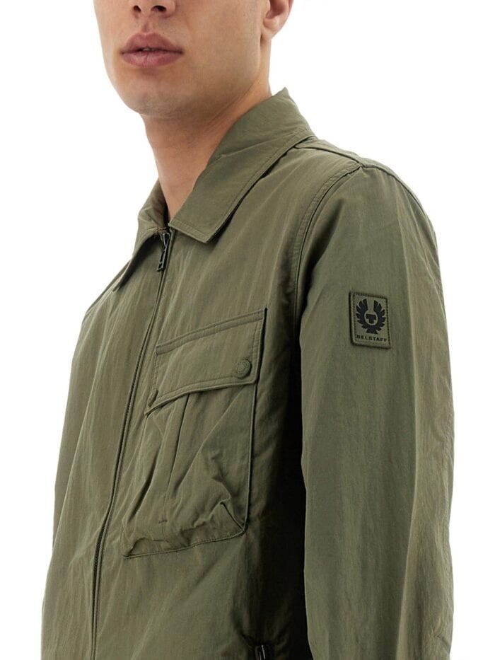 BELSTAFF ZIPPERED SHIRT JACKET