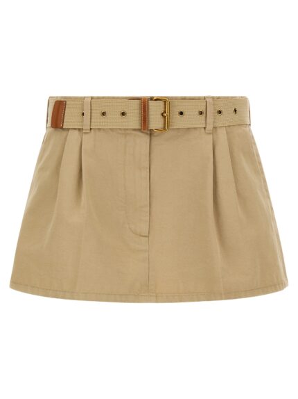 Miu Miu Belt Skirt