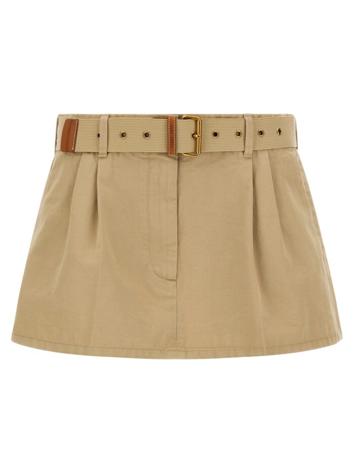 miu miu belt skirt Miu Miu Belt Skirt