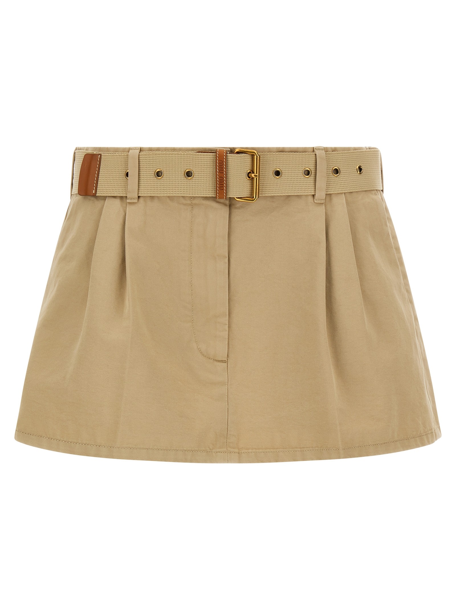 Miu Miu Belt Skirt