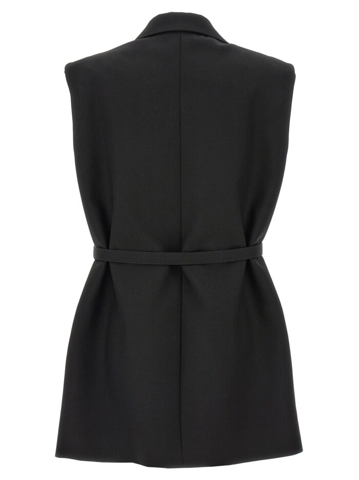 JIL SANDER Belt Wool Vest