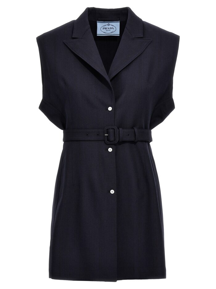 prada belt wool vest PRADA Belt Wool Vest