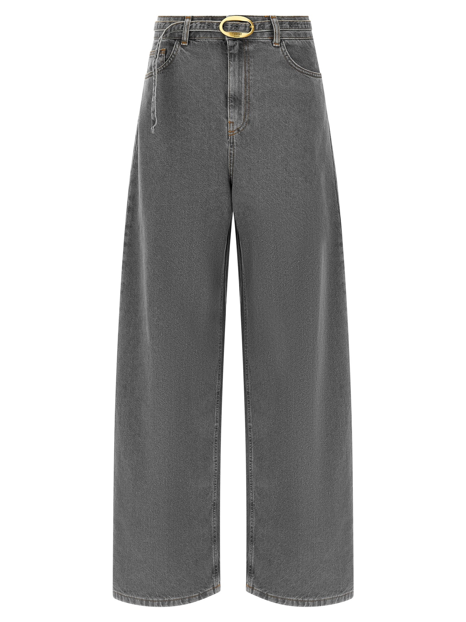 TWIN SET Belted Jeans