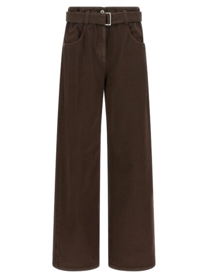 Brunello Cucinelli Belted Jeans