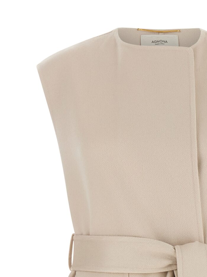 AGNONA Belted Vest