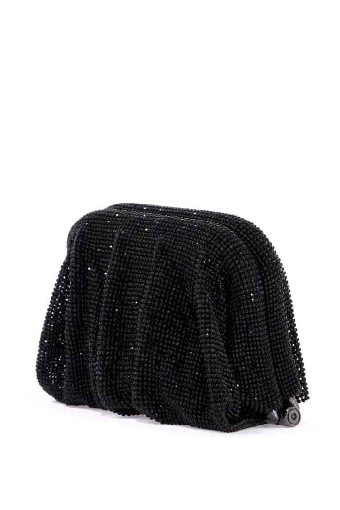 BENEDETTA BRUZZICHES Compact Bag Venus La Petite In Black Rhinestones