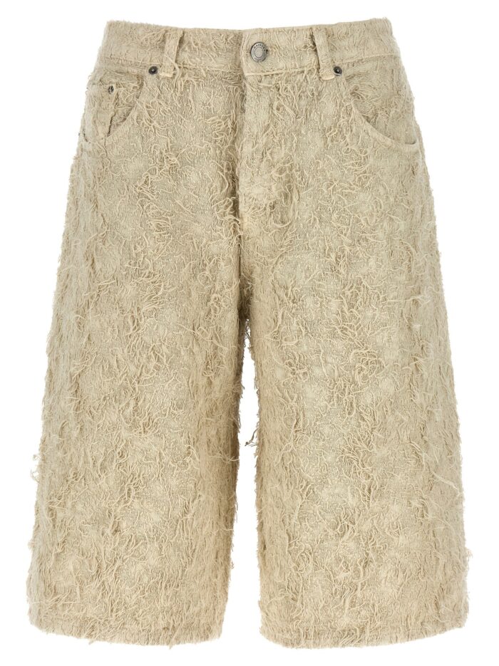 haikure bermuda shorts 'becky fur denim' Haikure Bermuda Shorts 'Becky Fur Denim'