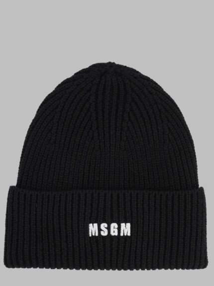 Msgm Berretto Con Logo