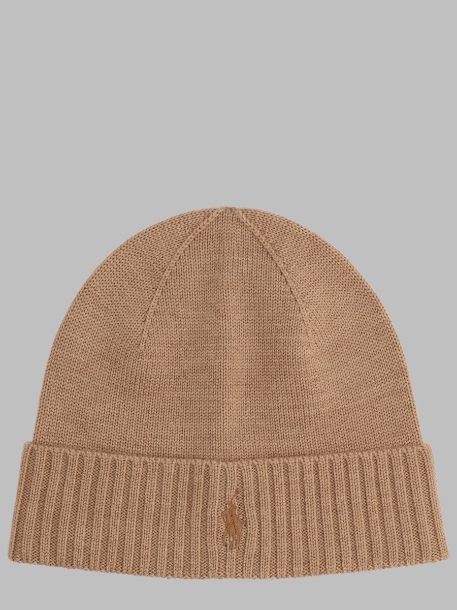 Polo Ralph Lauren Berretto In Lana Con Logo