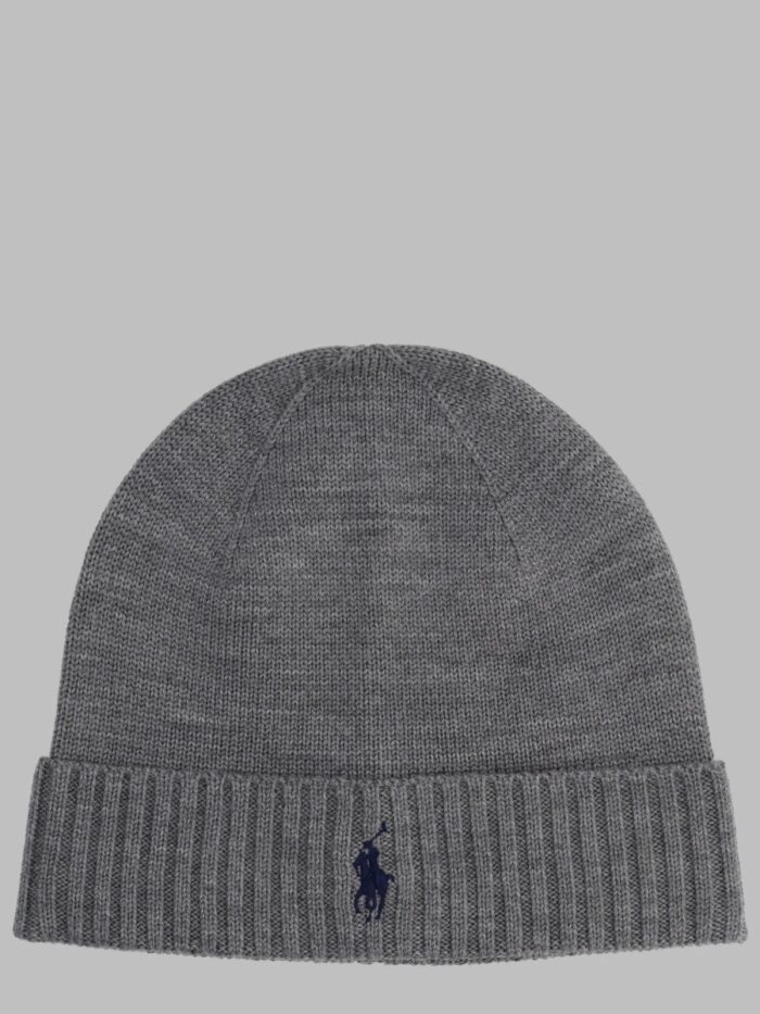 Polo Ralph Lauren Berretto In Lana Con Logo