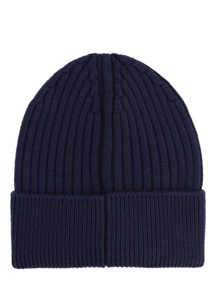 MONCLER GRENOBLE Berretto In Lana Con Patch Logo