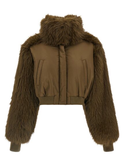 Fabiana Filippi Bi-material Short Jacket