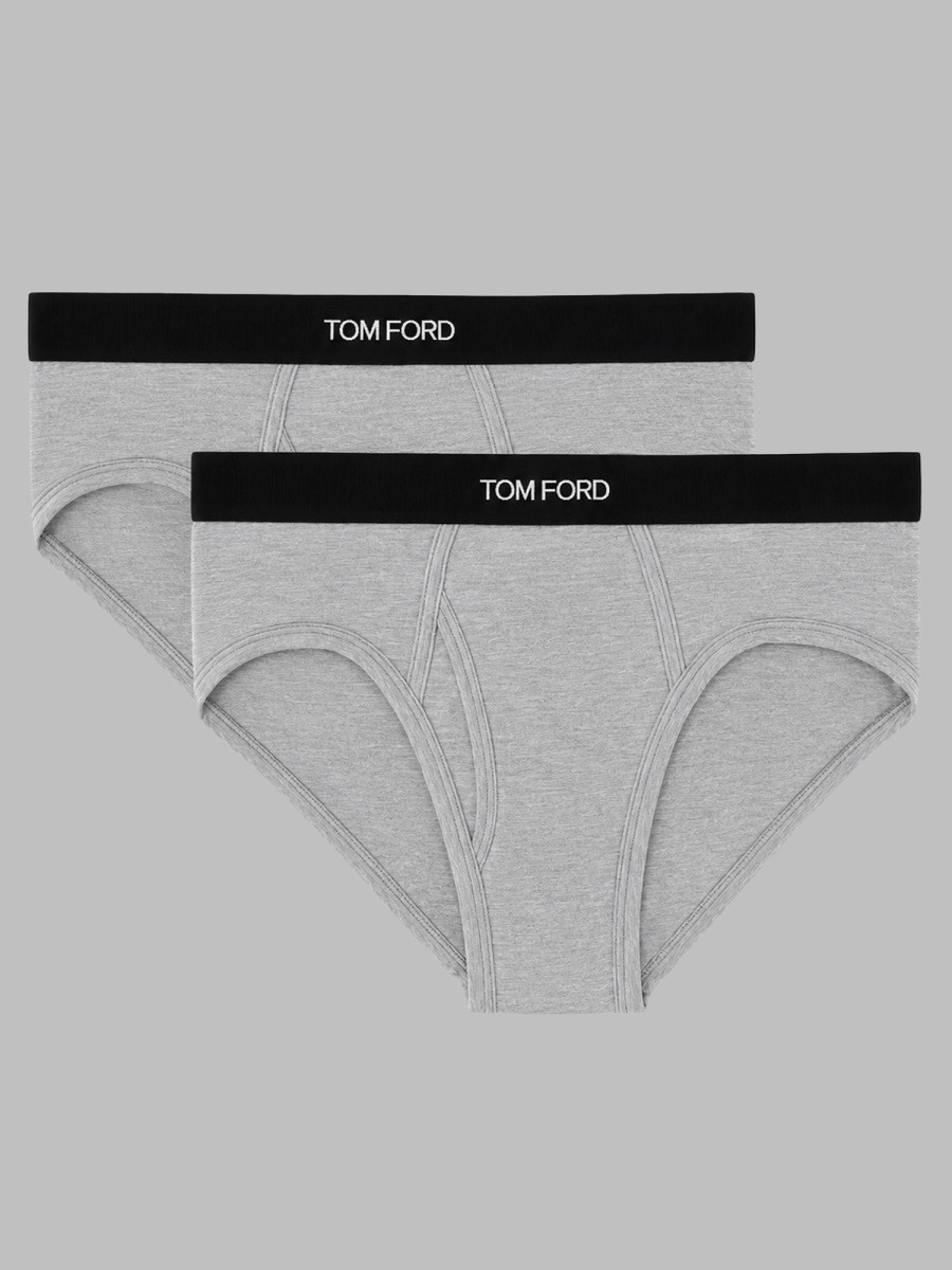 TOM FORD BI-PACK SLIP IN COTONE CON LOGO