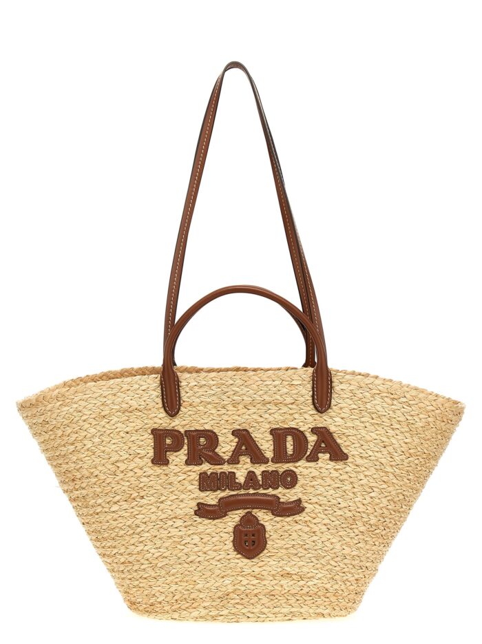 prada big logo shopping bag PRADA Big Logo Shopping Bag
