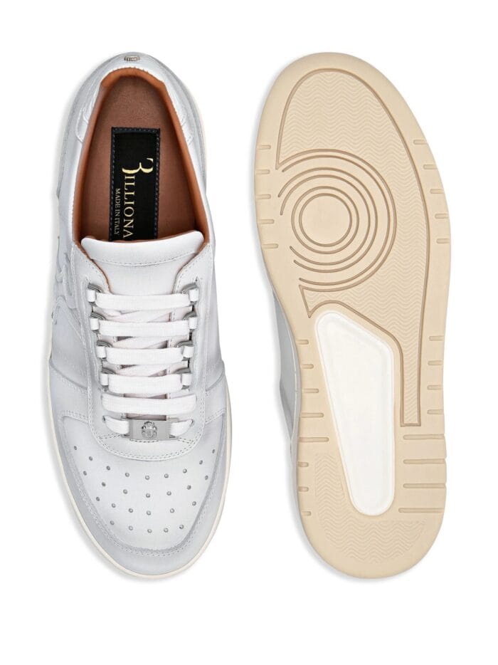 BILLIONAIRE Logo-patch Leather Sneakers