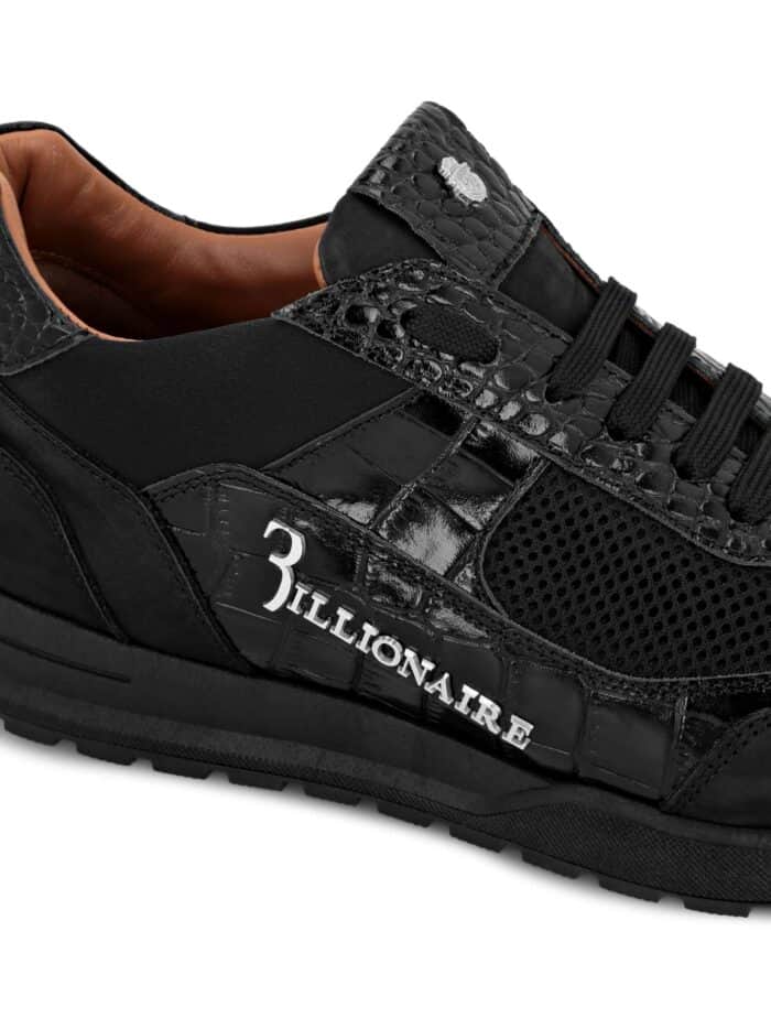 BILLIONAIRE Panelled Leather Sneakers