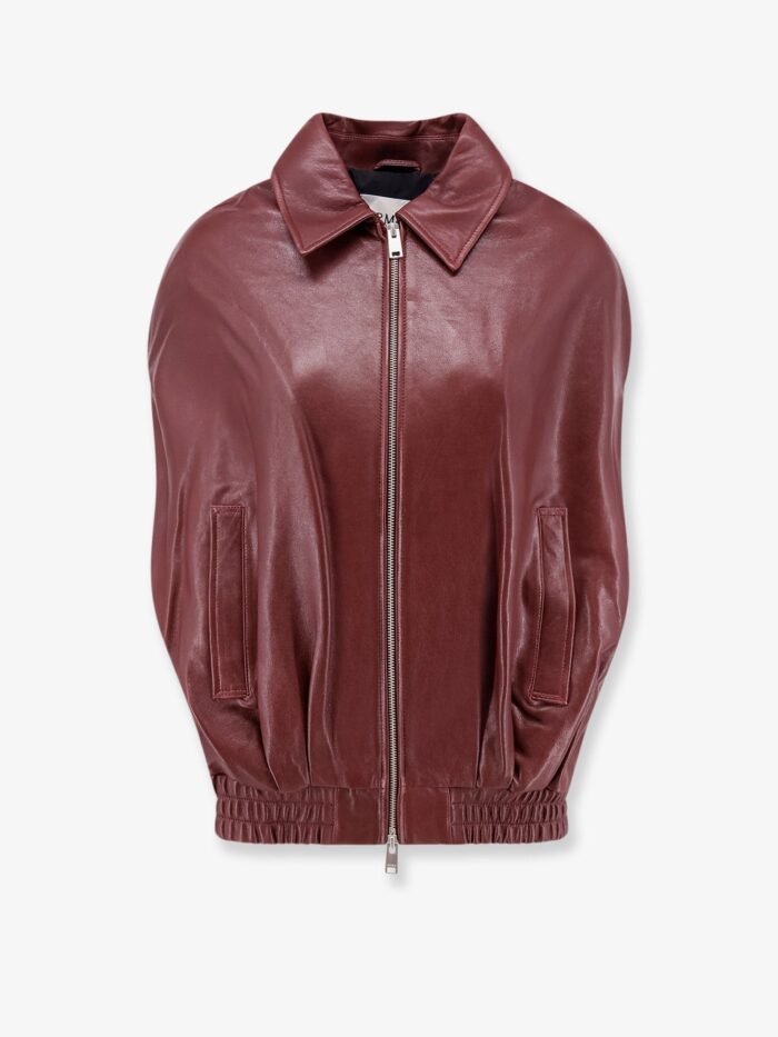arma bina leather sleeveless jacket ARMA Bina Leather Sleeveless Jacket