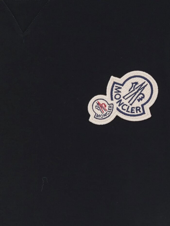 Moncler Biologic Cotton T-shirt With Logo Patch
