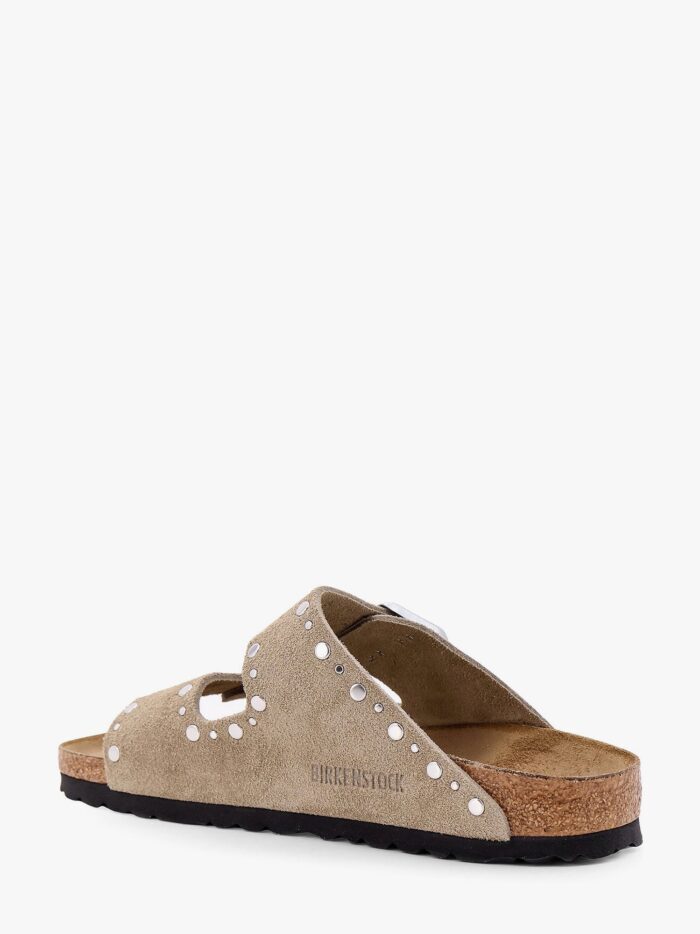 Birkenstock Arizona Rivet Border Leather Sandals With Applied Metal Rivets