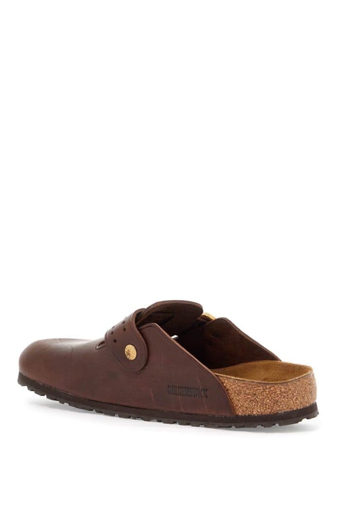 BIRKENSTOCK Boston Bold Leather Clog With Sab