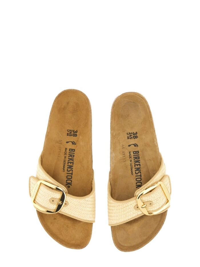 Birkenstock "MADRID BIG BUCKLE" RAFFIA SANDAL