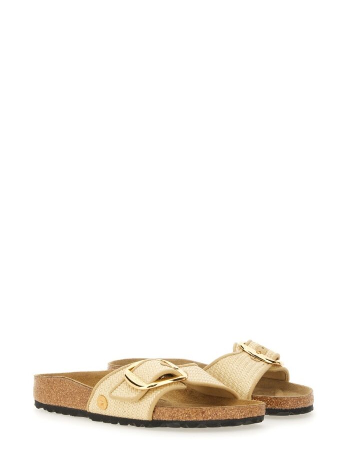 Birkenstock "MADRID BIG BUCKLE" RAFFIA SANDAL