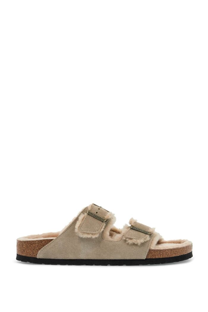 BIRKENSTOCK Narrow Fit Arizona Shearling Slides