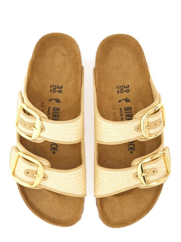 Birkenstock RAFFIA "ARIZONA BIG BUCKLE" SANDAL
