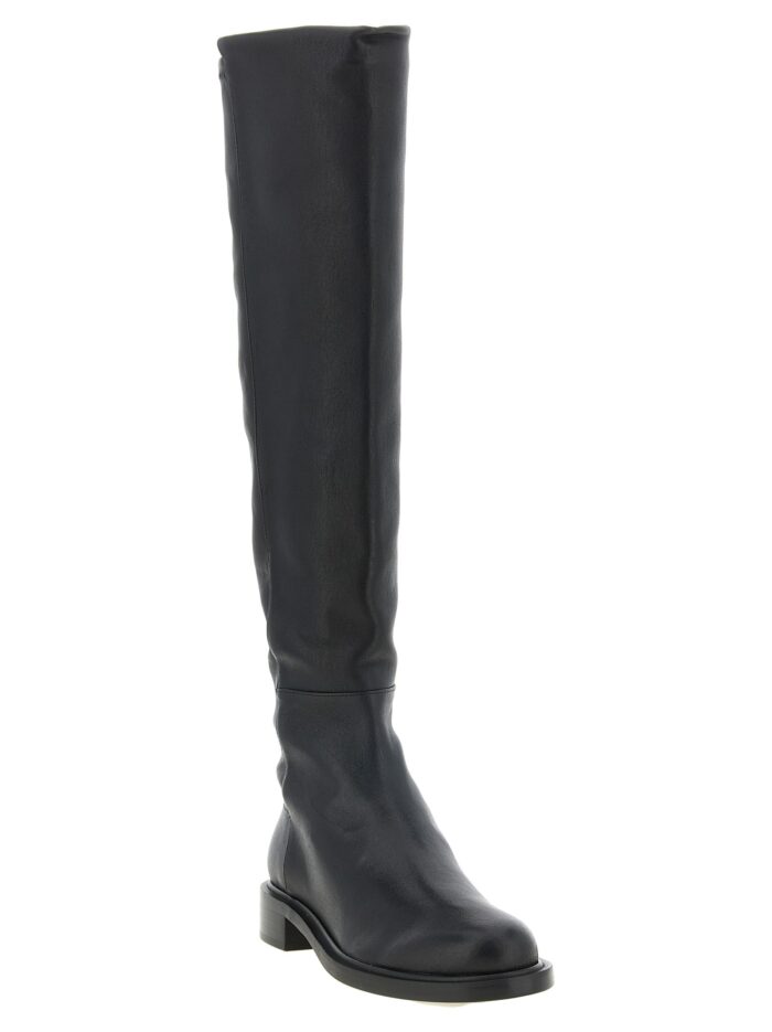 Stuart Weitzman Black '5050 Gisele' Boots