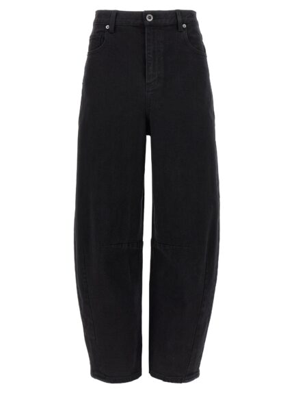 SELF PORTRAIT 'Black Barrel Leg' Jeans