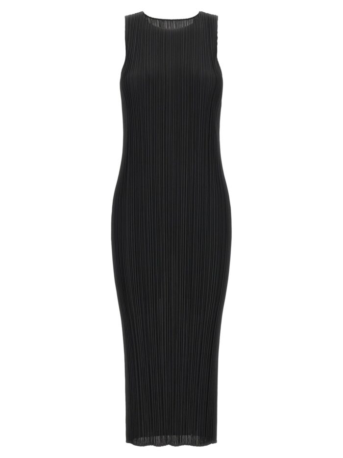 PLEATS PLEASE ISSEY MIYAKE Black 'Basics' Dress